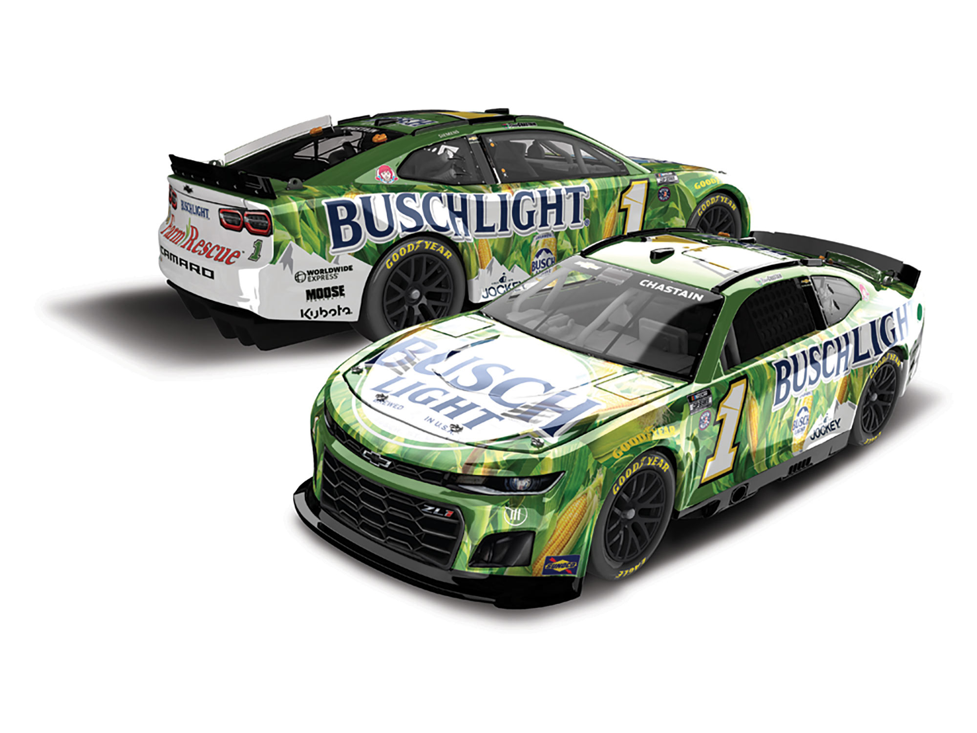 ROSS CHASTAIN 2024 BUSCH LIGHT FARMERS 1:24 ARC DIECAST