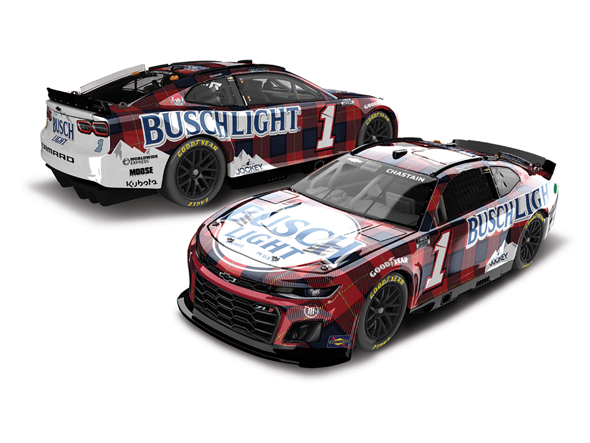 ROSS CHASTAIN 2024 BUSCH LIGHT FLANNEL 1:24 ARC DIECAST