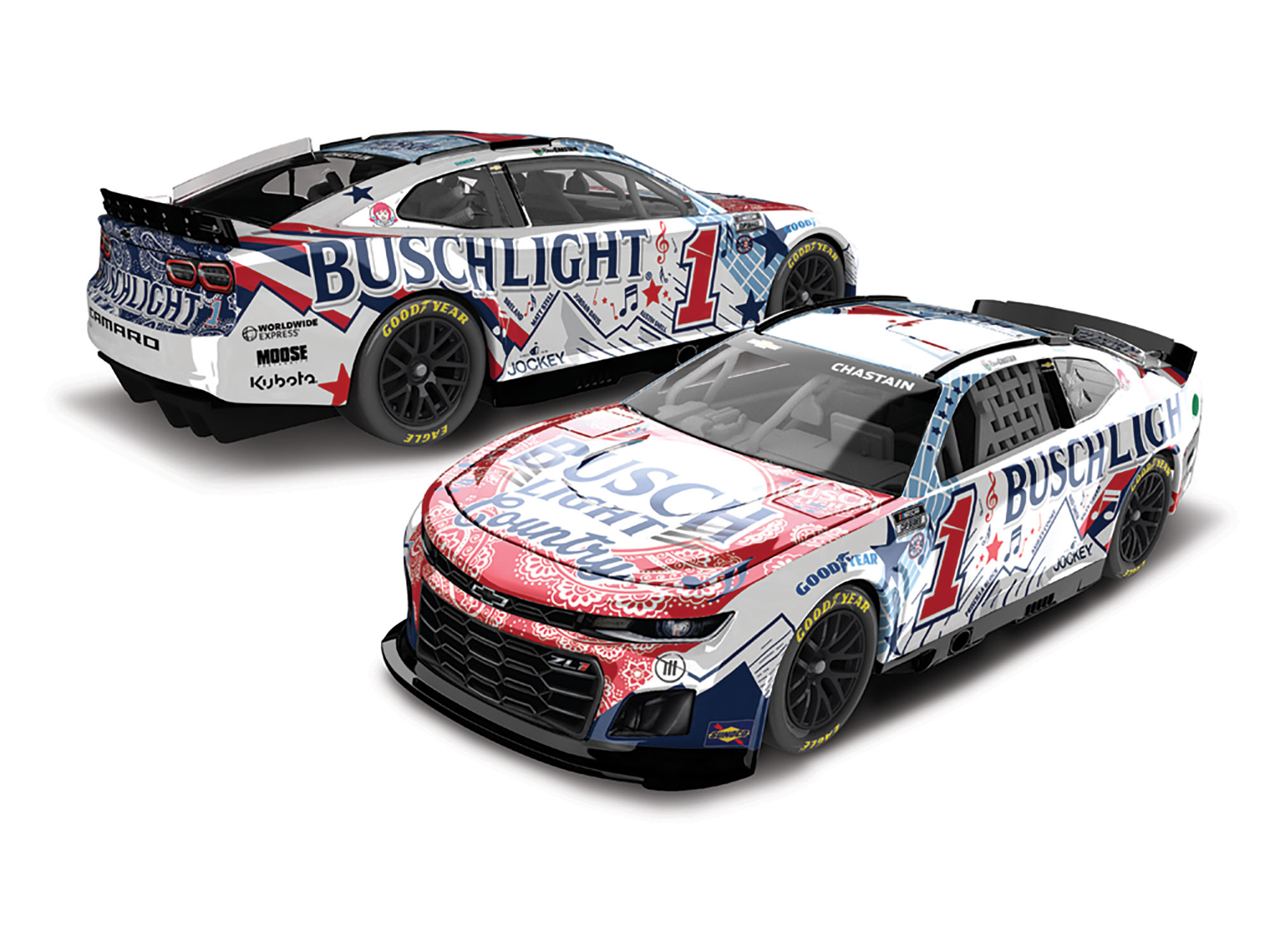 ROSS CHASTAIN 2024 BUSCH LIGHT COUNTRY 1:64 ARC DIECAST