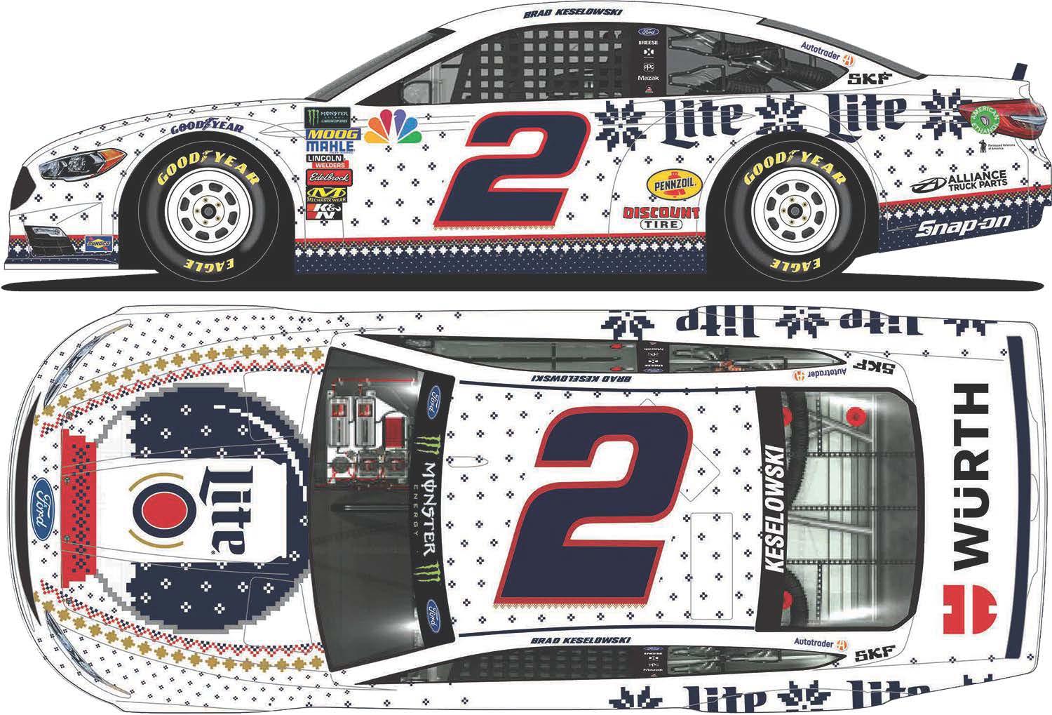 brad keselowski diecast