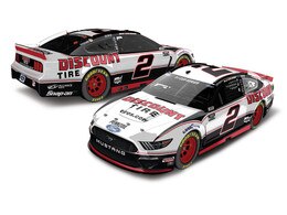 BRAD KESELOWSKI 2020 DISCOUNT TIRE DARLINGTON THROWBACK 1:24 COLOR CHROME ARC DIECAST