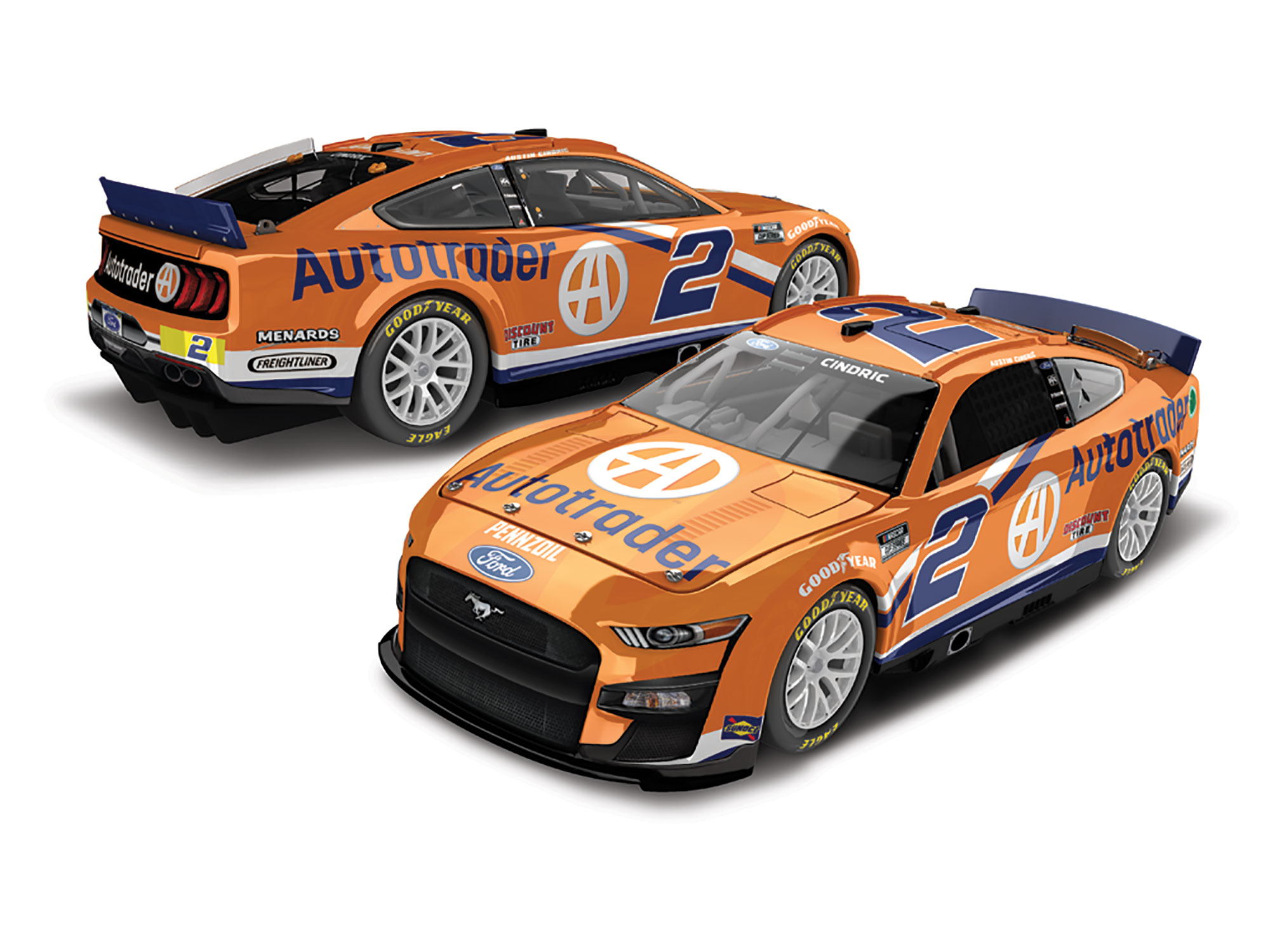 AUSTIN CINDRIC 2022 AUTOTRADER 1:24 ARC DIECAST
