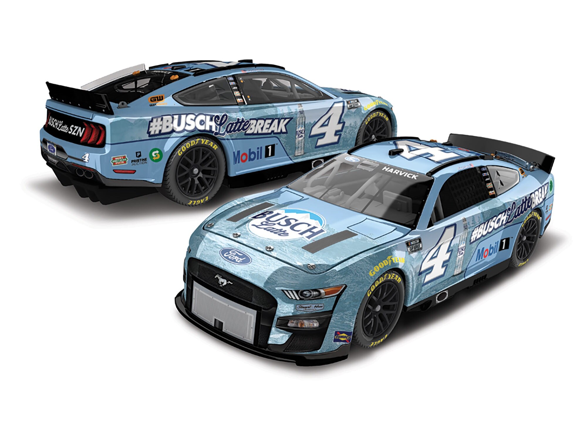 #29 Kevin Harvick Patriotic Chevrolet 2011 1/64th HO Scale Waterslide Decals 