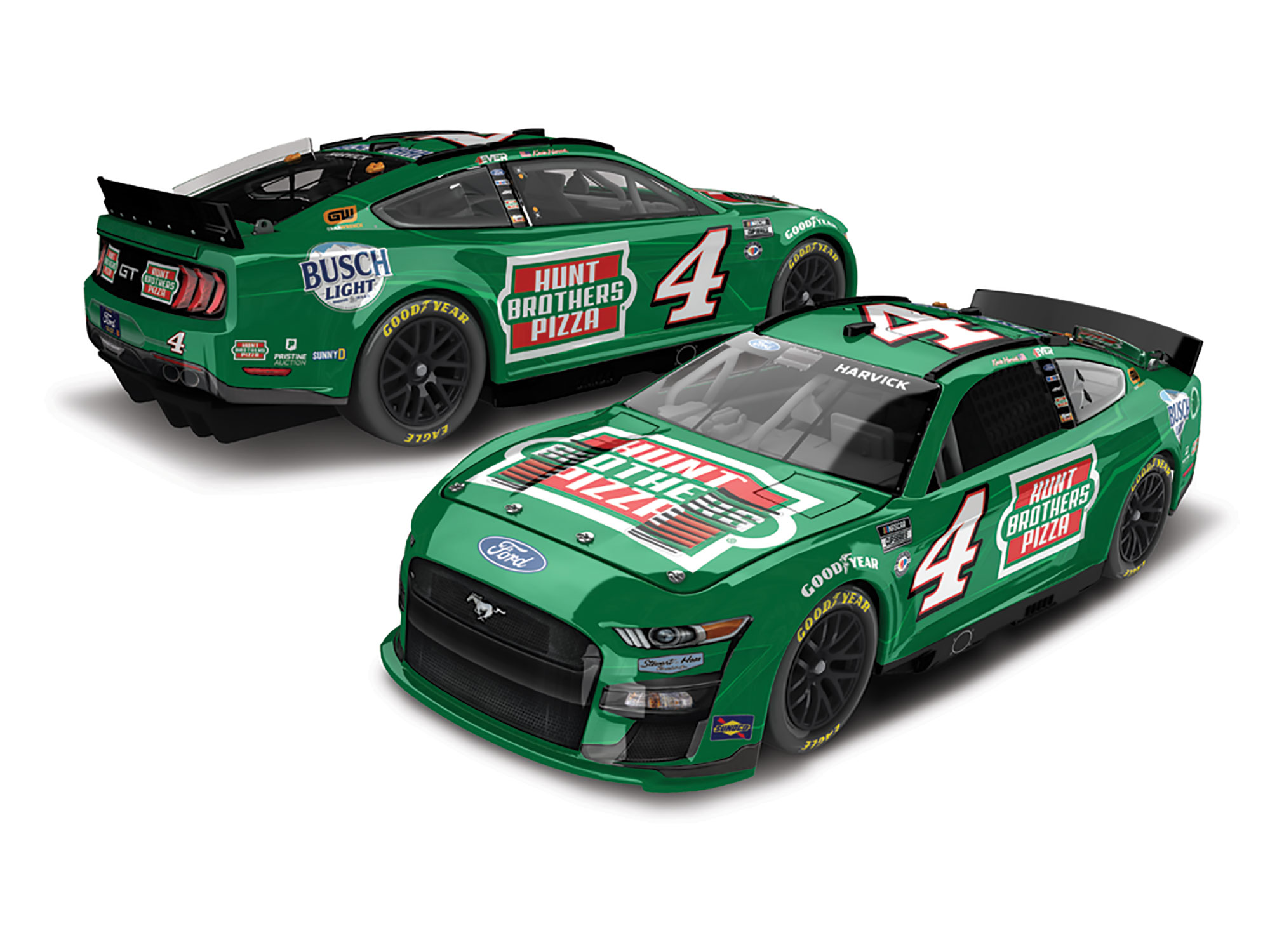 KEVIN HARVICK 2023 HUNT BROTHERS PIZZA 1:24 ELITE DIECAST