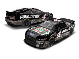 KEVIN HARVICK 2023 HUNT BROTHERS PIZZA/REALTREE BLACK 1:24 ARC DIECAST