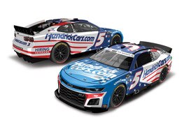KYLE LARSON 2022 HENDRICKCARS.COM SALUTES 1:24 COLOR CHROME ARC DIECAST