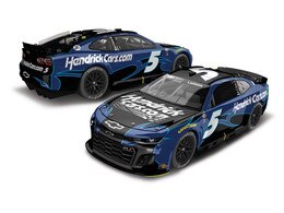 KYLE LARSON 2023 HENDRICKCARS.COM THROWBACK 1:24 COLOR CHROME ELITE DIECAST