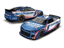 KYLE LARSON 2023 HENDRICKCARS.COM 1:24 COLOR CHROME ARC DIECAST