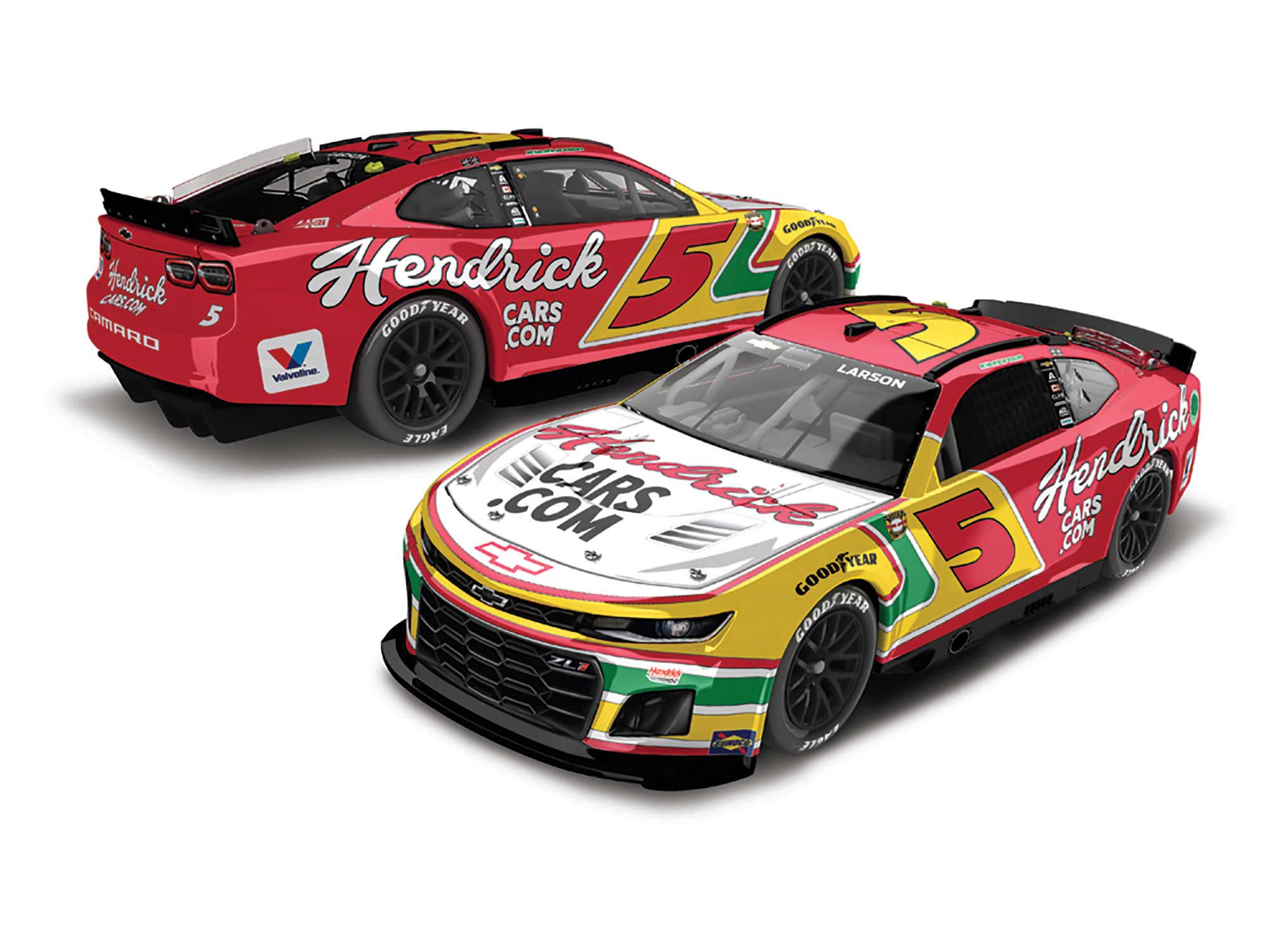 KYLE LARSON 2024 HENDRICKCARS.COM THROWBACK 1:64 ARC DIECAST
