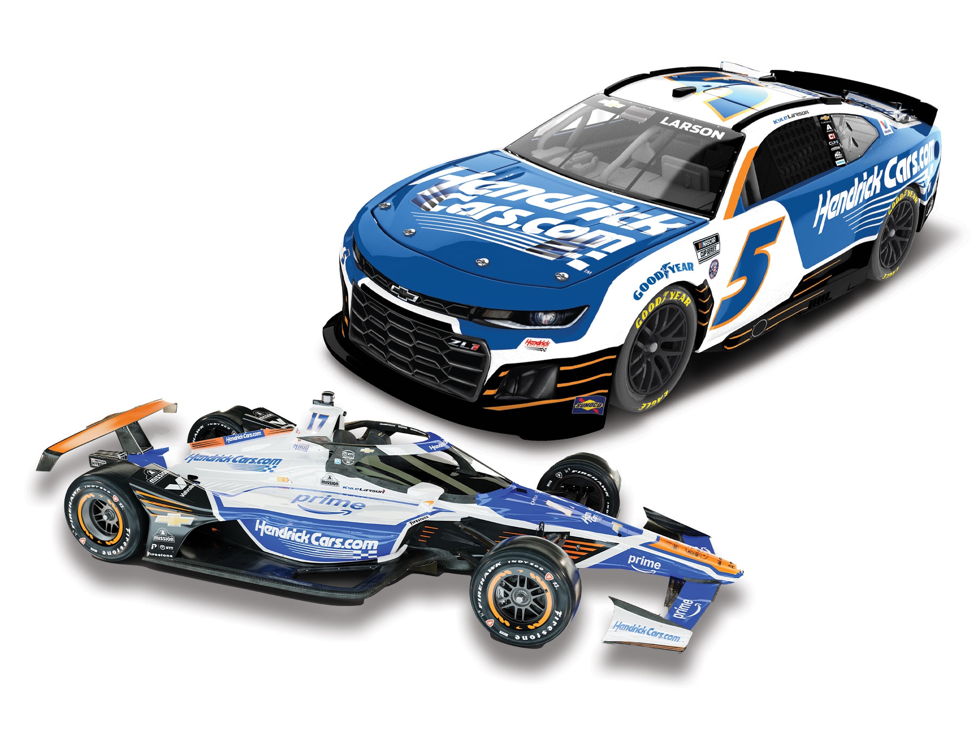 KYLE LARSON 2025 HENDRICK 1100 1:64 2 PACK