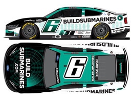 BRAD KESELOWSKI 2025 BUILDSUBMARINES.COM TRIBUTE TO VETERANS 1:24 ELITE DIECAST