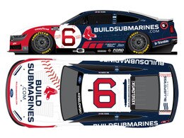 BRAD KESELOWSKI 2025 BUILDSUBMARINES.COM/RED SOX 1:24 AUTOGRAPHED ELITE DIECAST