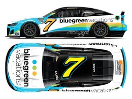 COREY LAJOIE 2023 BLUEGREEN VACATIONS 1:24 COLOR CHROME ARC DIECAST