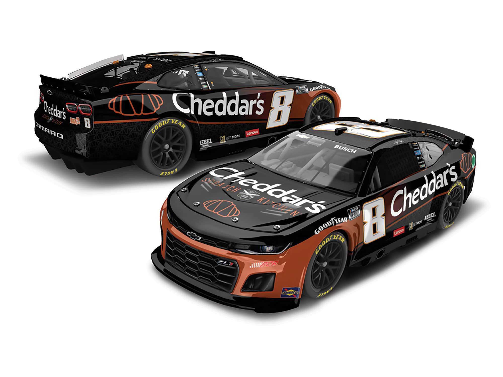 KYLE BUSCH 2024 CHEDDAR'S 1:64 ARC DIECAST