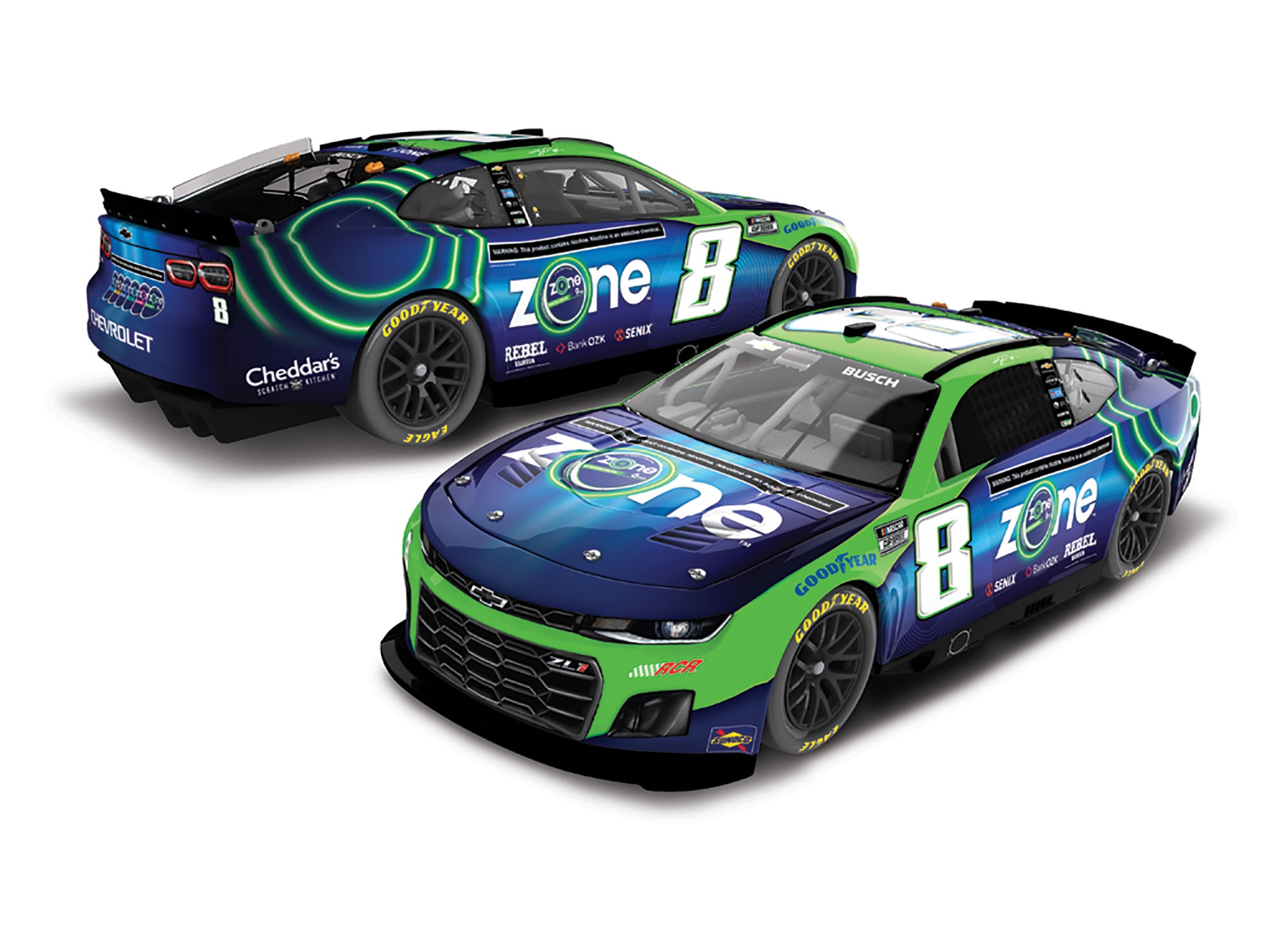 KYLE BUSCH 2025 ZONE 1:24 ARC DIECAST