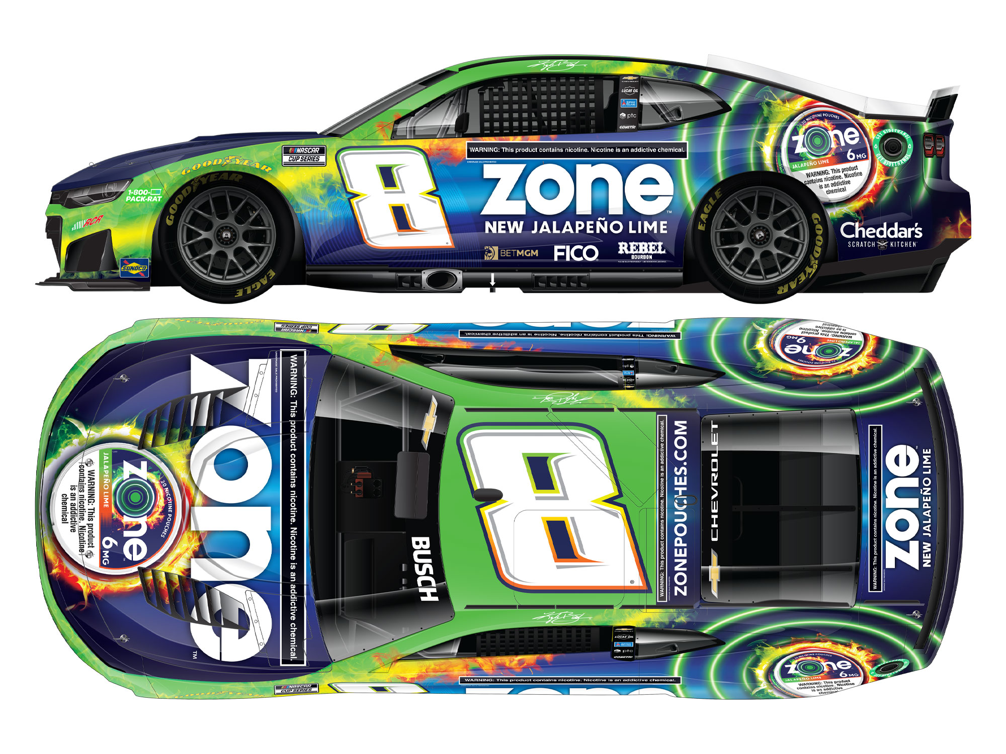 Action Racing Collectables カイル・ブッシュ kyle-busch-2018-pocono-win-