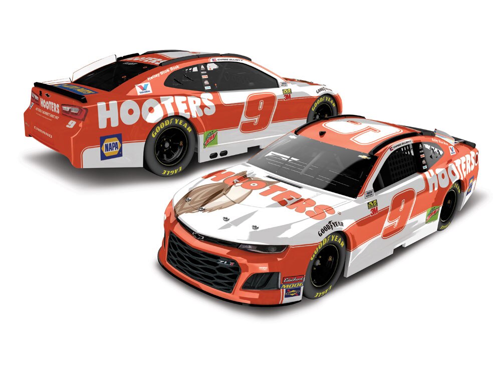 chase elliott hooters diecast
