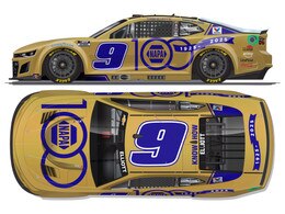 CHASE ELLIOTT 2025 NAPA GOLD 1:24 LIQUID COLOR ELITE DIECAST