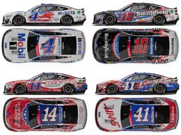 STEWART HAAS RACING NASCAR SALUTES 4 CAR 1:64 ARC DIECAST SET