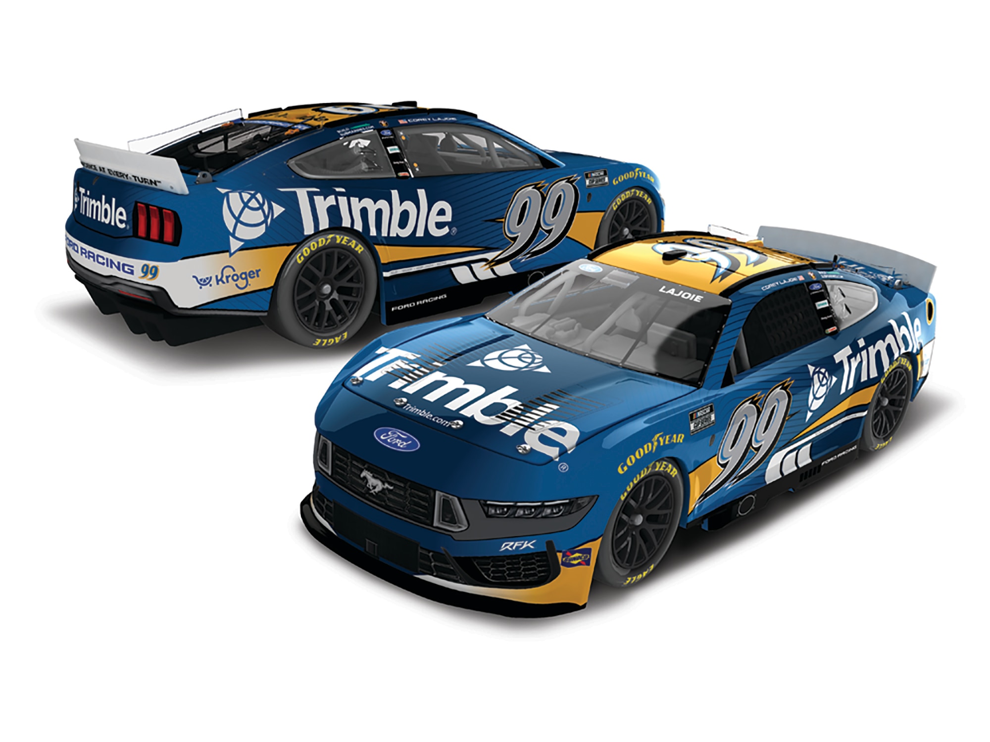 RFK 2026 DAYTONA TRIBUTE 1:64 ARC FOUR CAR SET