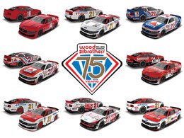 WOOD BROTHERS RACING 75TH ANNIVERSARY 8 CAR 1:64 ARC SET