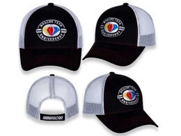NASCAR 75TH ANNIVERSARY LOGO BLACK HAT