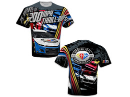NASCAR 75TH ANNIVERSARY SUBLIMATED THRILL RIDES TOTAL PRINT TEE