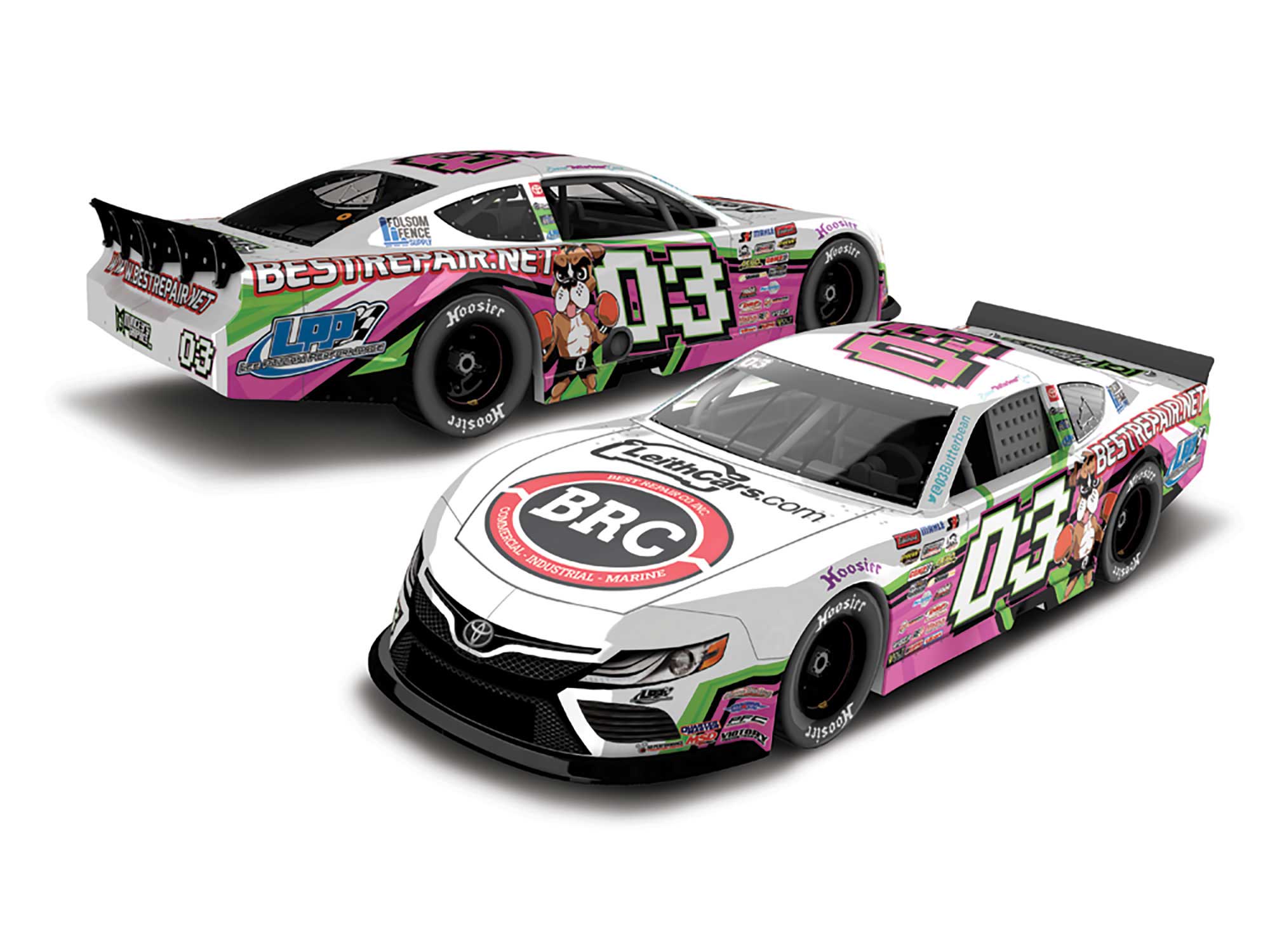 BRENDEN BUTTERBEAN QUEEN 2024 BEST REPAIR LEITHCARS.COM 1:64 ARC DIECAST