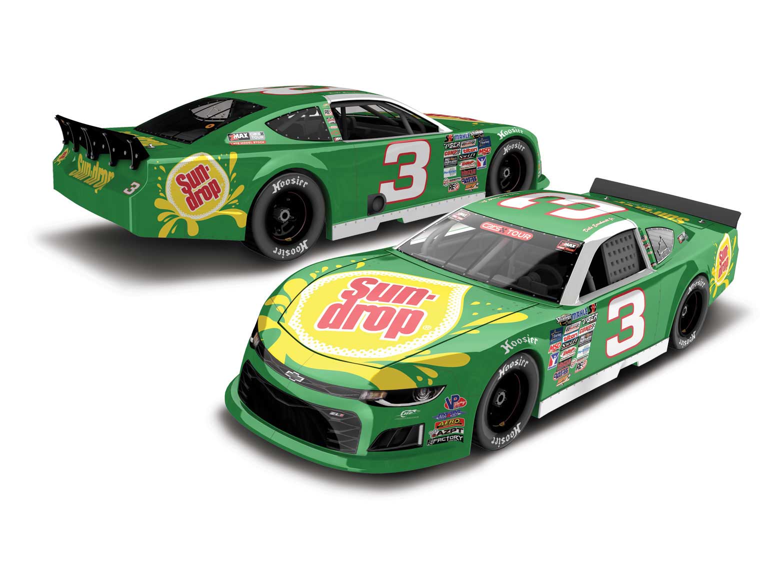 DALE EARNHARDT JR 2024 SUN DROP 1:24 AUTOGRAPHED ARC LATE MODEL DIECAST