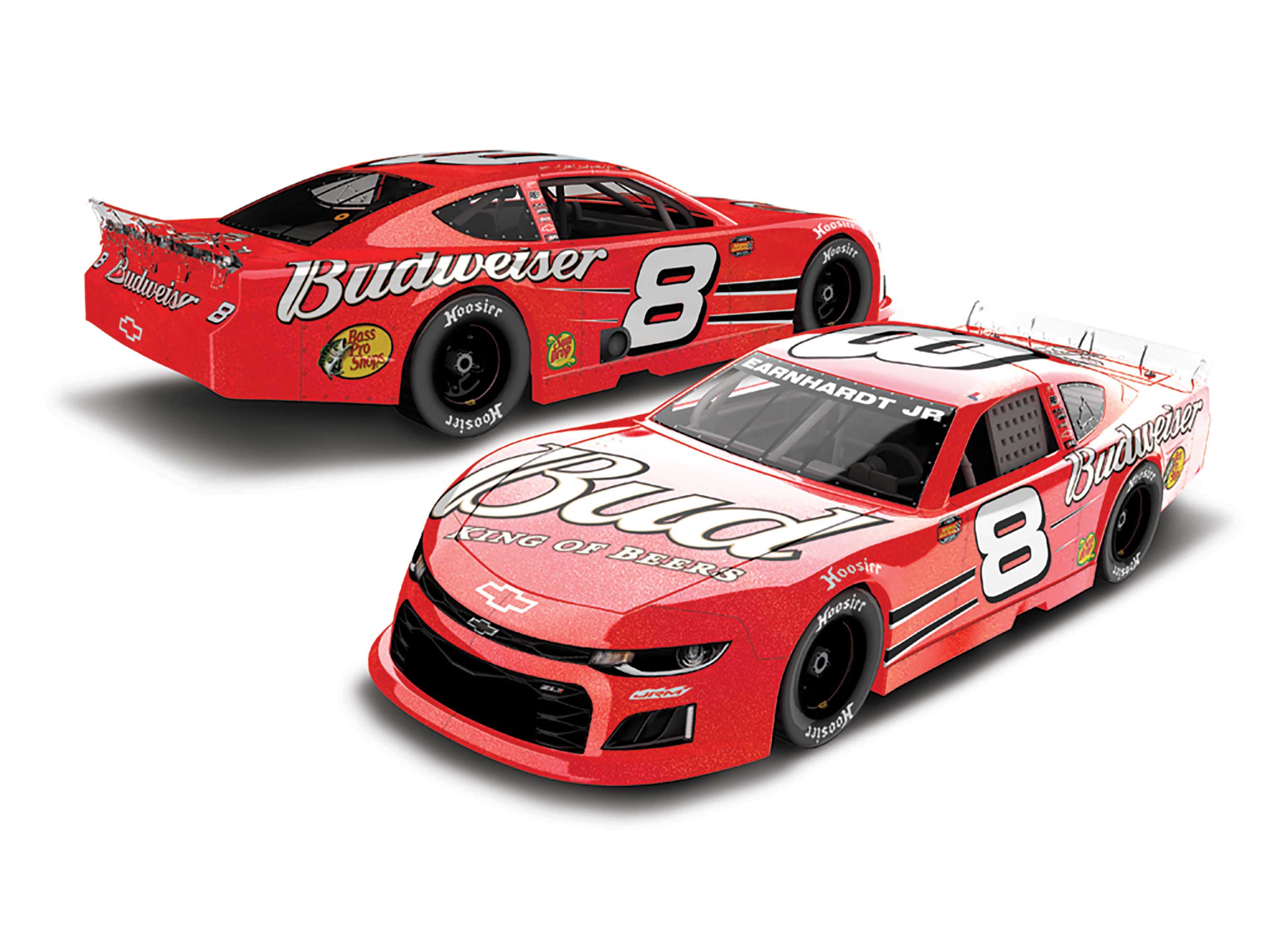 DALE EARNHARDT JR 2024 BUDWEISER 1:24 GALAXY COLOR AUTOGRAPHED ARC LATE MODEL DIECAST