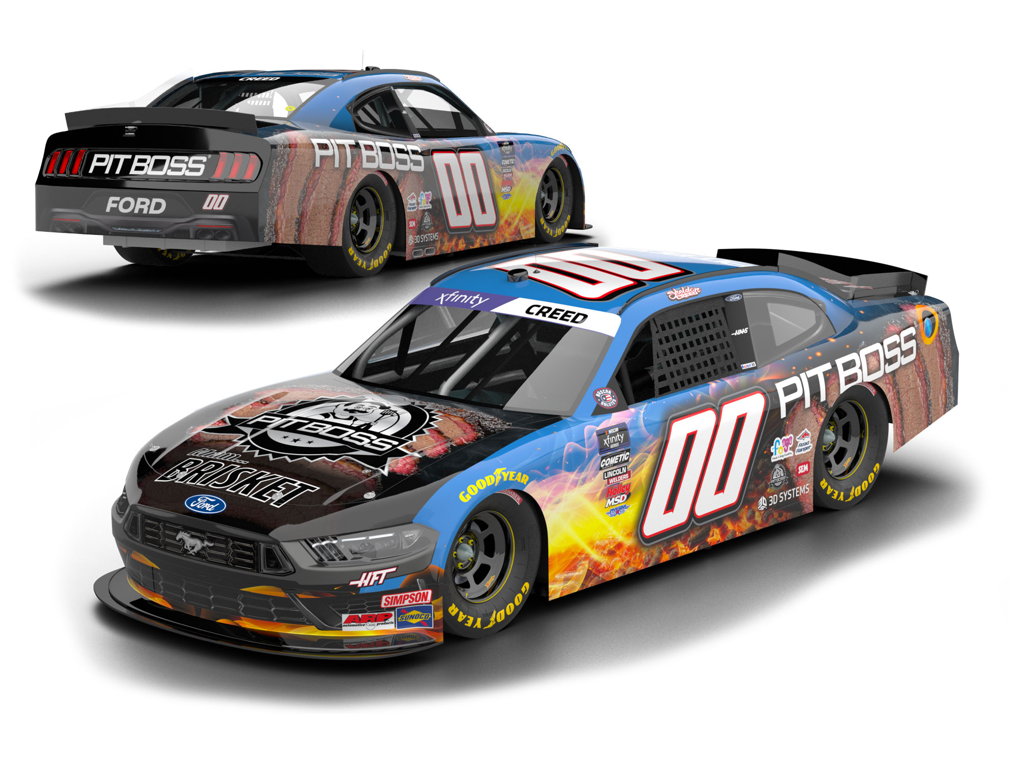 SHELDON CREED 2025 PIT BOSS BRISKET 1:24 ARC DIECAST