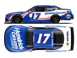 CHASE ELLIOTT 2023 HENDRICKCARS.COM XFINITY 1:24 COLOR CHROME ARC DIECAST