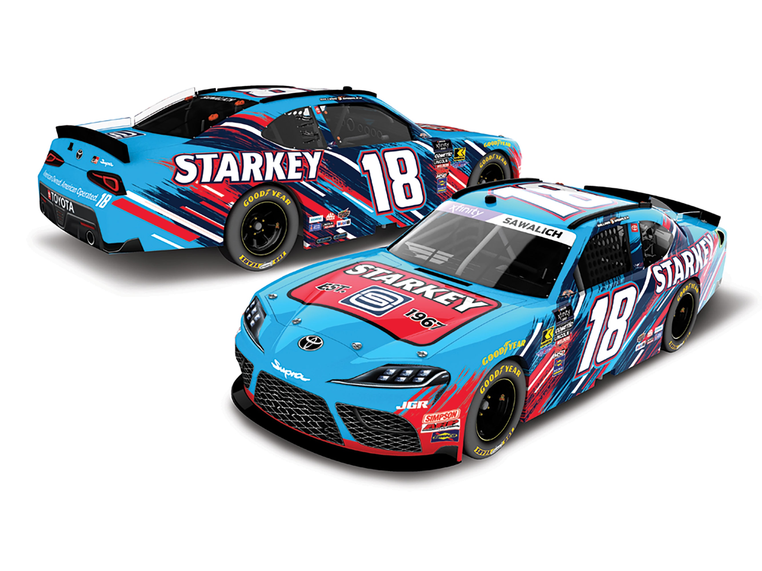 WILLIAM SAWALICH 2025 STARKEY THROWBACK 1:24 ARC DIECAST