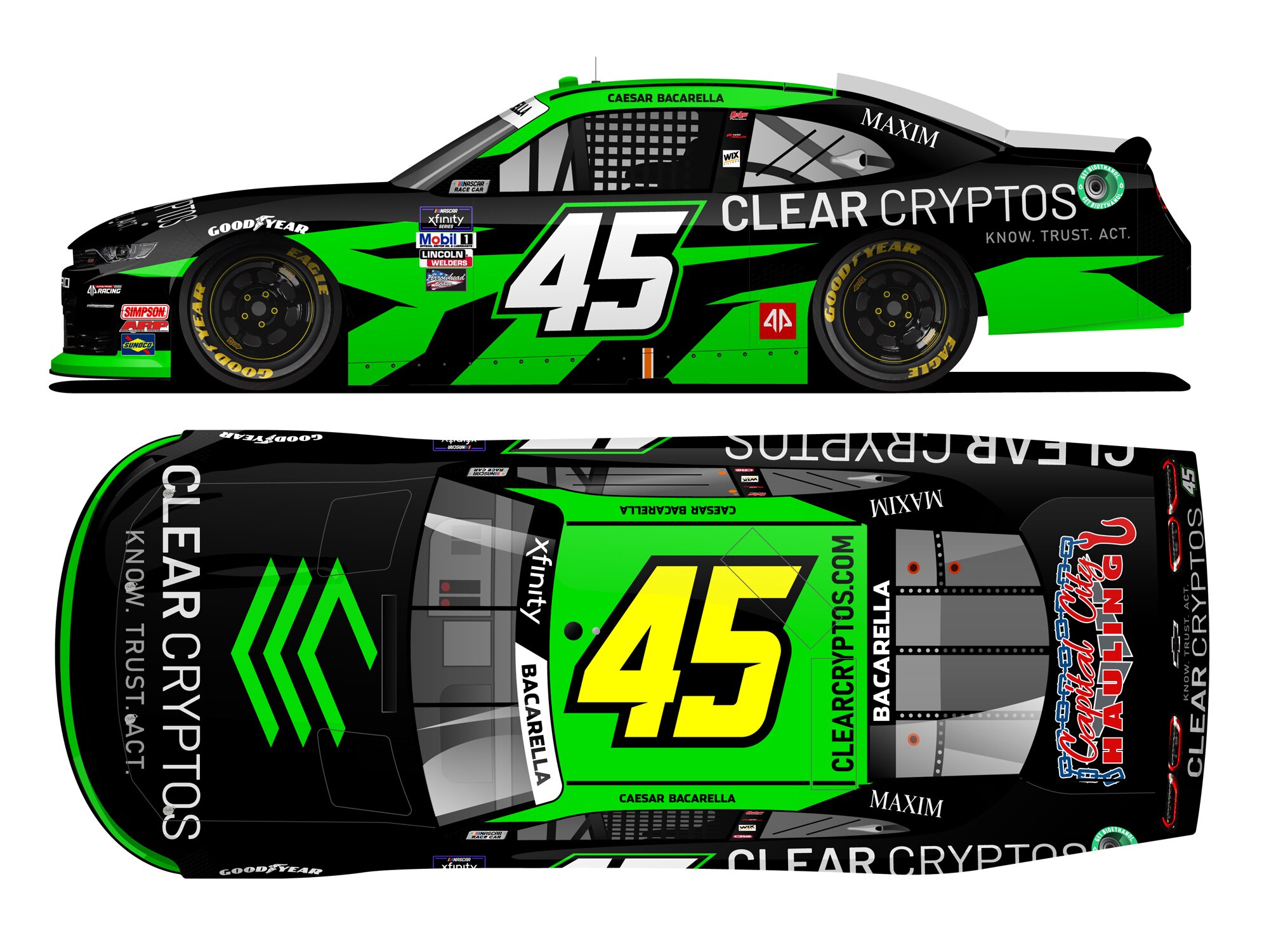CEASAR BACARELLA 2022 CLEARCRYPTOS 1:24 ARC DIECAST