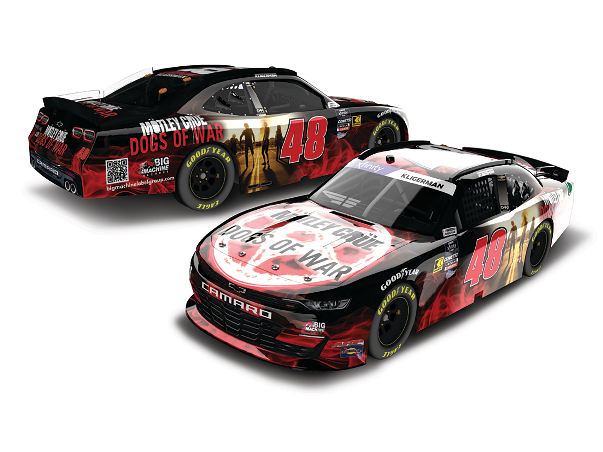 PARKER KLIGERMAN 2024 MÖTLEY CRÜE “DOGS OF WAR” 1:24 ARC DIECAST