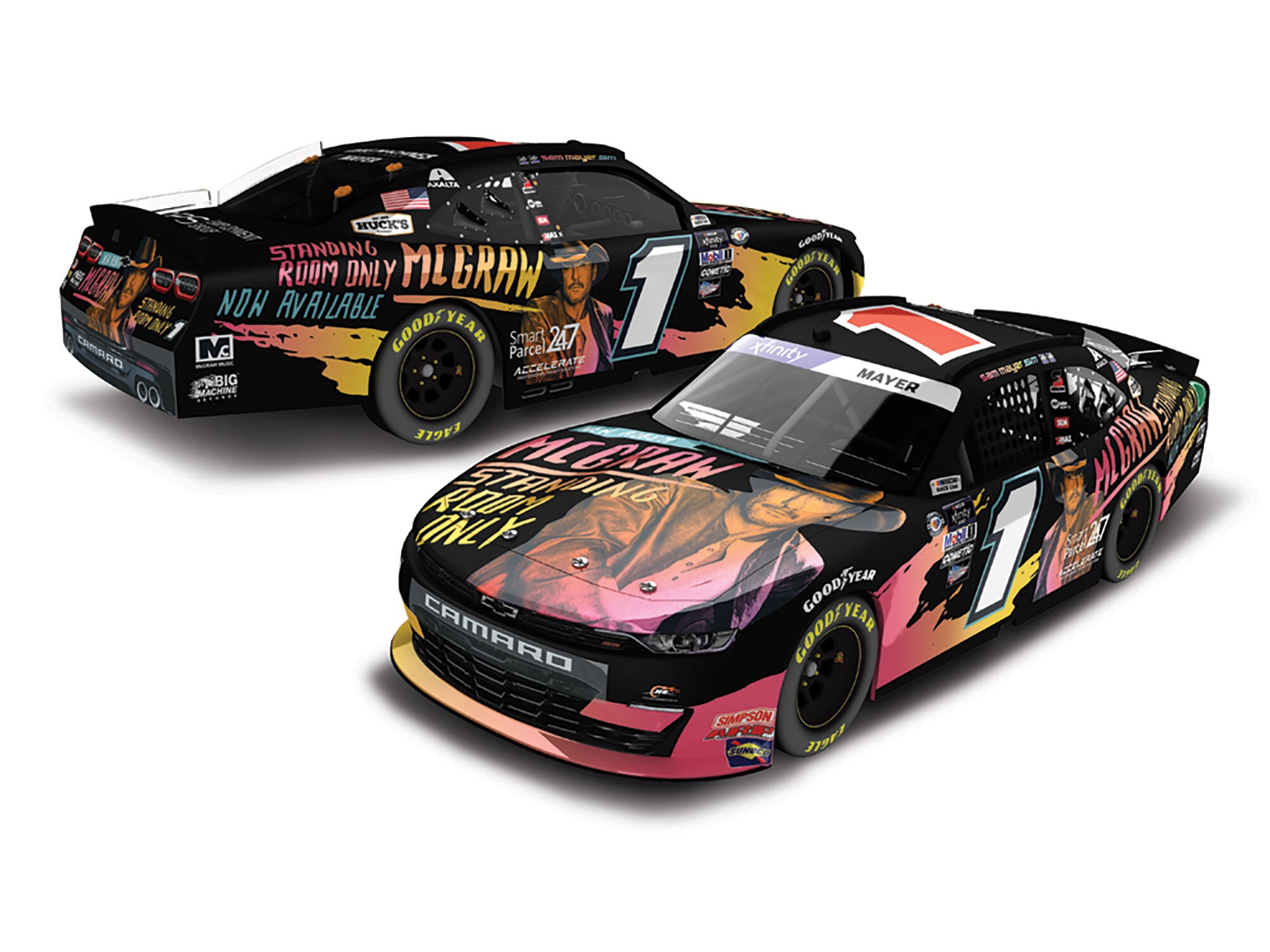 SAM MAYER 2023 TIM MCGRAW "STANDING ROOM ONLY" 1:64 ARC DIECAST