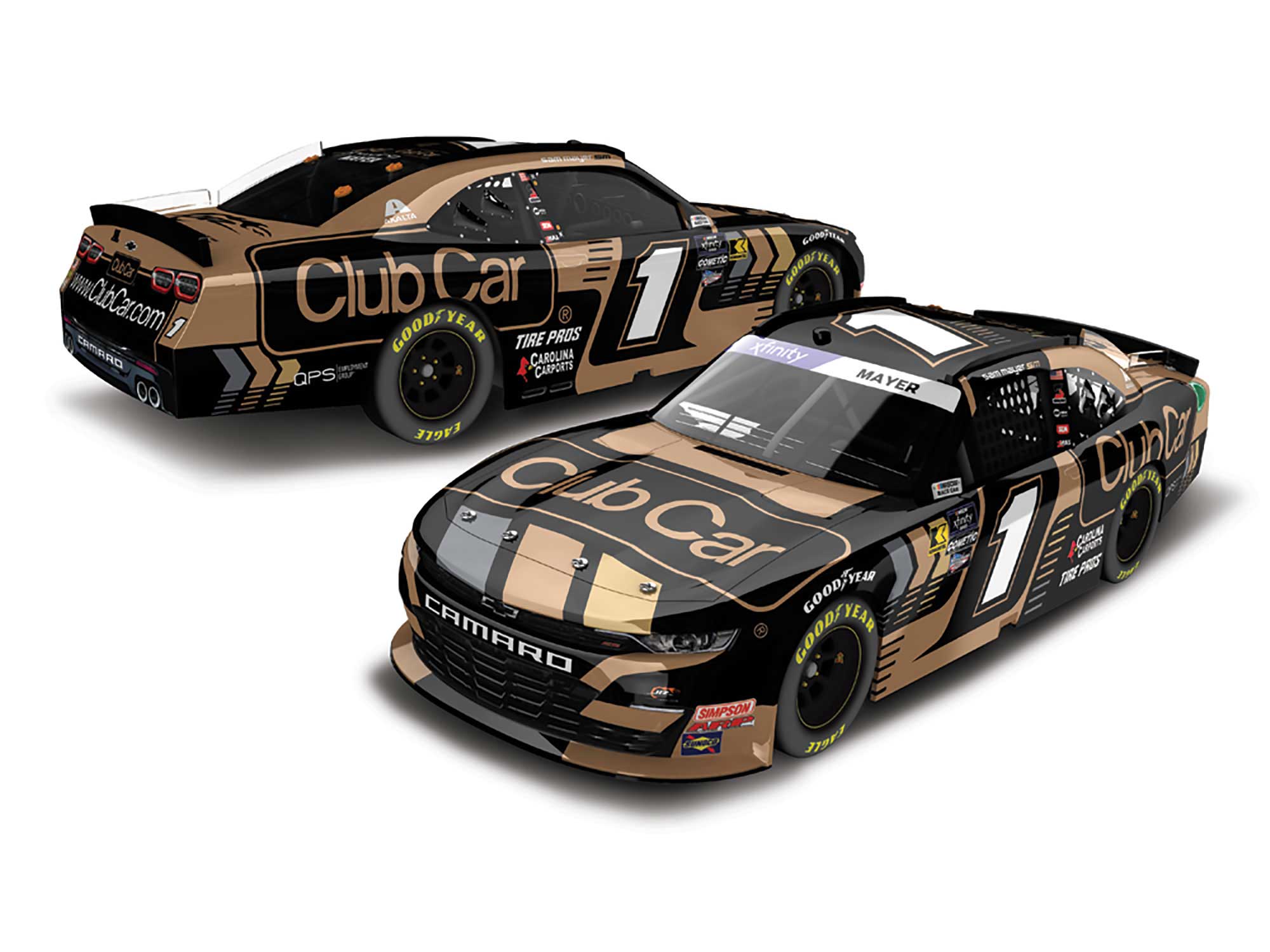 SAM MAYER 2024 CLUB CAR 1:24 AUTOGRAPHED ARC DIECAST