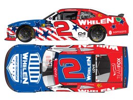 JESSE LOVE 2025 WHELEN SALUTES 1:24 COLOR CHROME ARC DIECAST