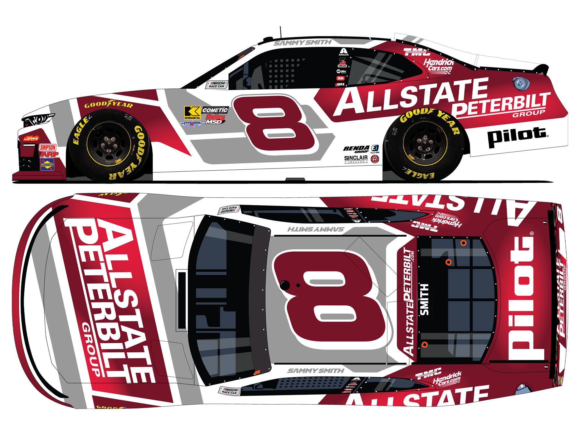 SAMMY SMITH 2026 ALLSTATE PETERBILT 1 24 AUTOGRAPHED ARC DIECAST 01 