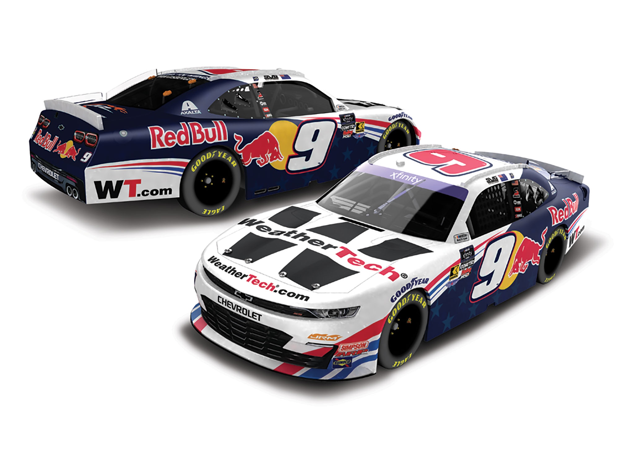 SHANE VAN GISBERGEN 2025 WEATHERTECH/RED BULL 1:24 ARC DIECAST