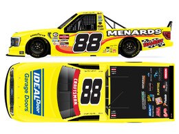 MATT CRAFTON 2023 MENARDS/IDEAL DOORS 1:24 COLOR CHROME ARC TRUCK DIECAST