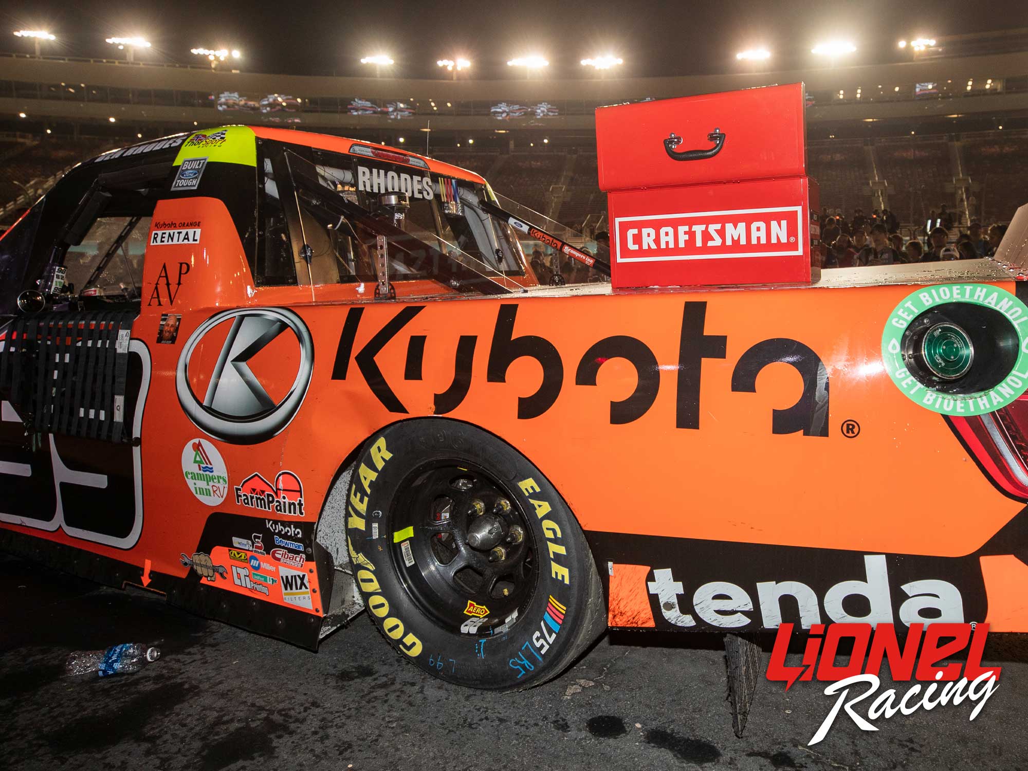 BEN RHODES 2023 KUBOTA PHOENIX RACED-VERSION 1:24 ARC DIECAST