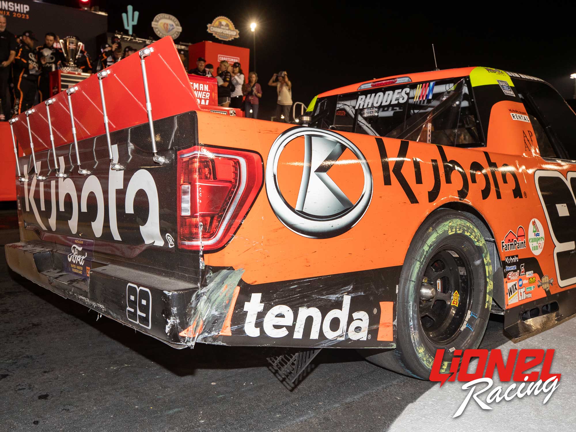 BEN RHODES 2023 KUBOTA PHOENIX RACED-VERSION 1:24 ARC DIECAST
