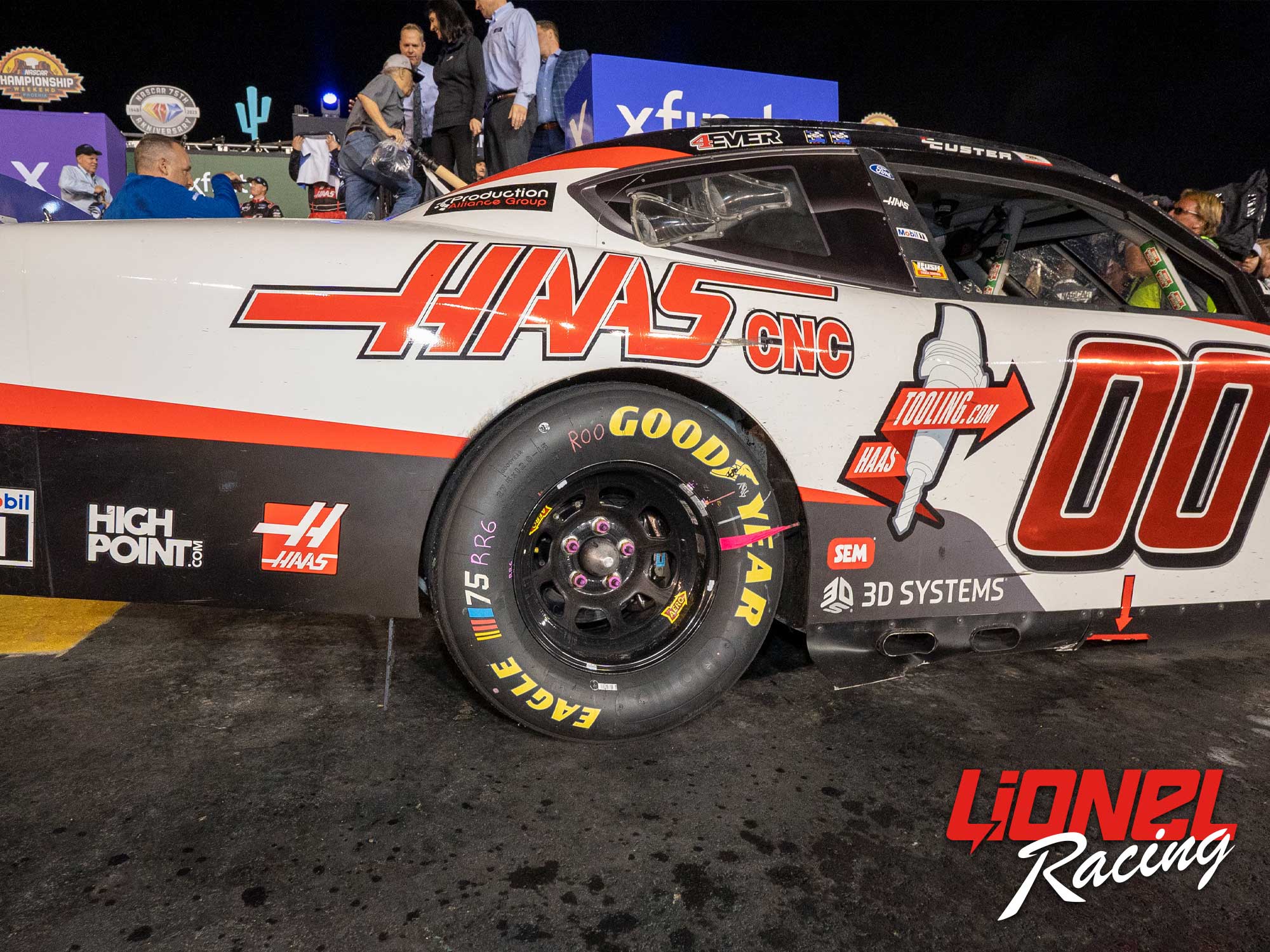 COLE CUSTER HAAS AUTOMATION 2023 PHOENIX RACED WIN 1:24 ARC DIECAST
