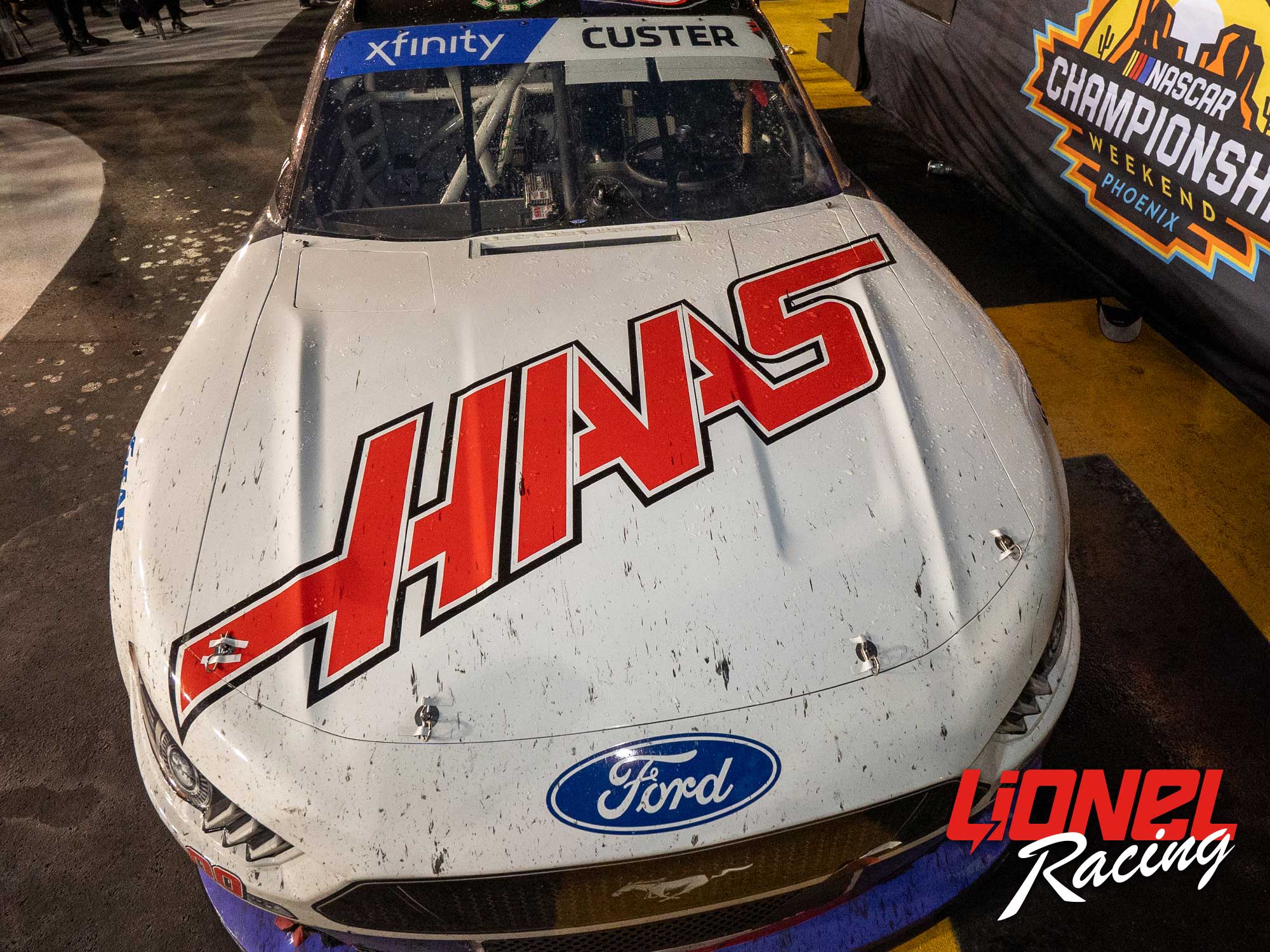 COLE CUSTER HAAS AUTOMATION 2023 PHOENIX RACED WIN 1:24 COLOR CHROME ARC DIECAST