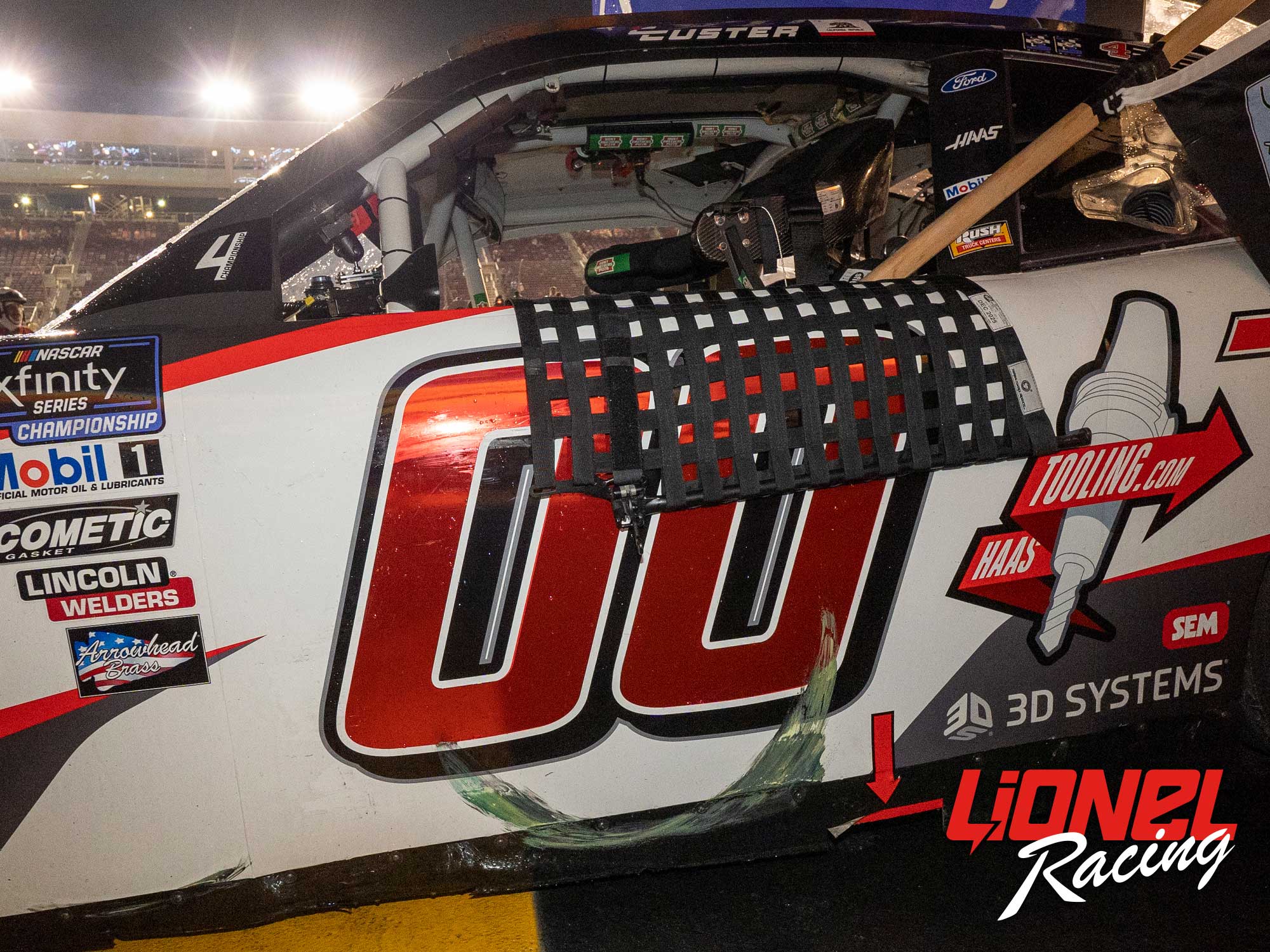 COLE CUSTER HAAS AUTOMATION 2023 PHOENIX RACED WIN 1:24 COLOR CHROME ARC DIECAST