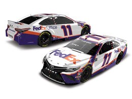 DENNY HAMLIN 2020 FEDEX OFFICE DOVER RACED WIN 1:24 ELITE DIECAST