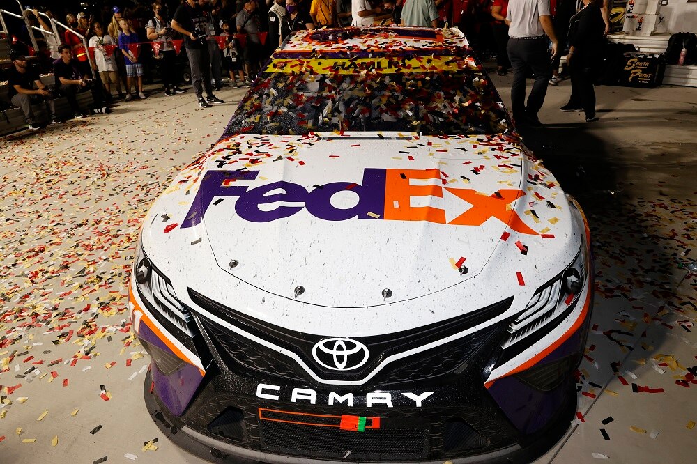 DENNY HAMLIN 2020 DOVER WIN RACED VERSION FEDEX OFFICE #11 TOYOTA 1/24  ACTION COLLECTOR SERIES