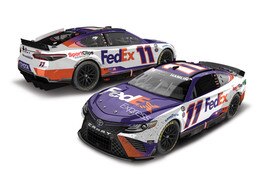 DENNY HAMLIN 2023 FEDEX EXPRESS KANSAS RACED WIN 1:24 COLOR CHROME ELITE DIECAST