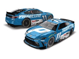 DENNY HAMLIN 2025 PROGRESSIVE MARTINSVILLE RACED WIN 1:24 ELITE DIECAST